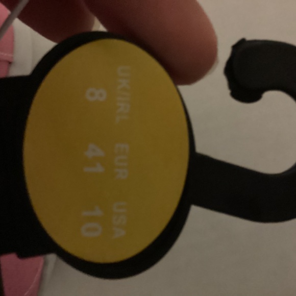 Primark Pink Canvas Sneakers size 10USA - Picture 4 of 7